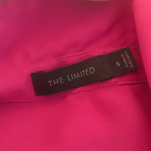 { The Limited } Fuchsia Button Down Blouse - Picture 6 of 6